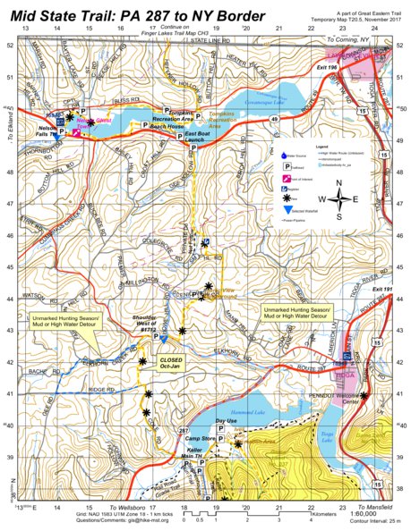 Mid State Trail Map Pdf Mid State Trail Section 20 Mid State Trail Association Inc Avenza Maps