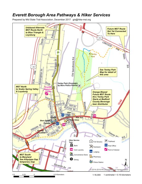 mid state trail thru hike