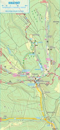 királyrét térkép Királyrét turista biciklis térkép, tourist biking map   Szarvas 