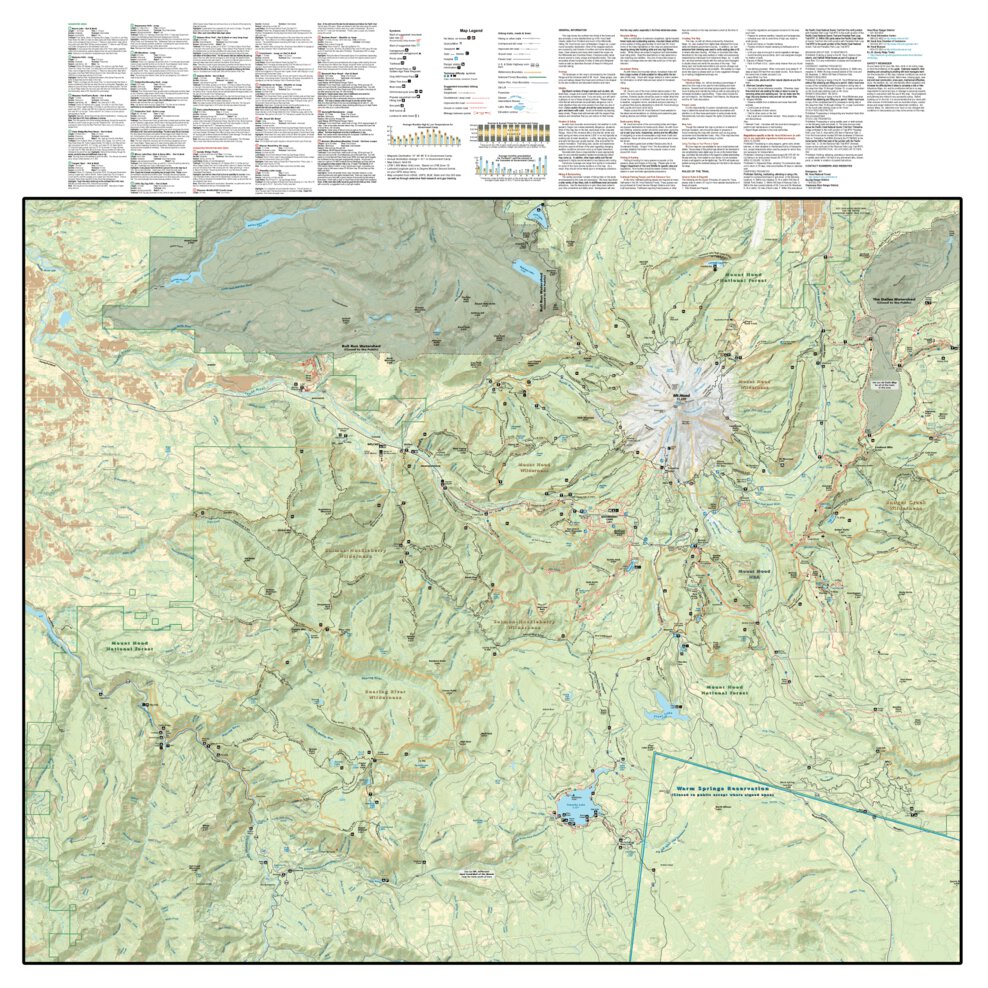 mt hood hiking map