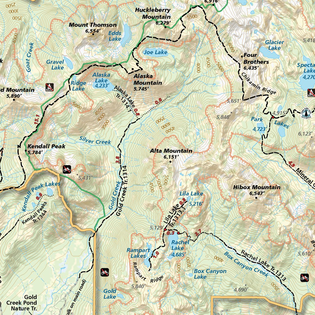 Alpine Lakes Wilderness Trail Map Alpine Lakes Wilderness, Washington Trail Map - Adventure Maps, Inc. -  Avenza Maps