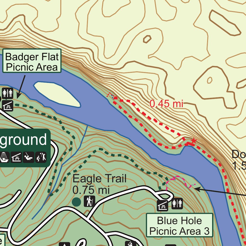 Rock Island State Park Map Rock Island State Park - Tennessee State Parks - Avenza Maps
