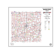 Map Of Madison County Iowa Madison County, Iowa - Iowa Department Of Transportation - Avenza Maps