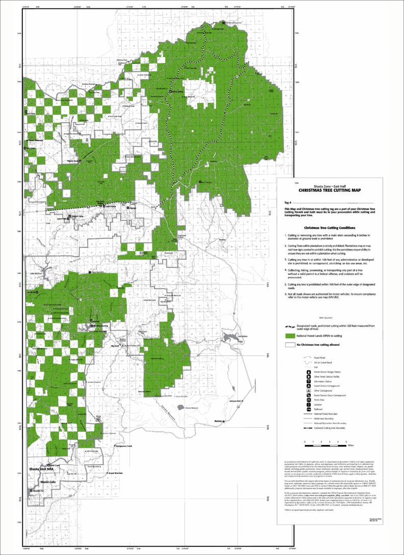 Shasta Trinity Christmas Tree Permits 2022 2016 Shasta Zone Christmas Tree Map (East) - Us Forest Service R5 - Avenza  Maps