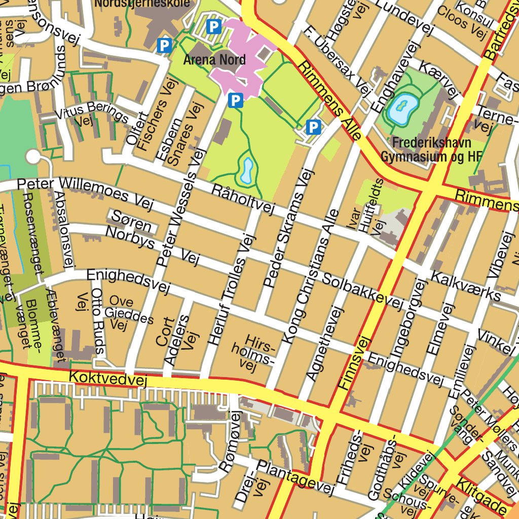 bykort Frederikshavn Bykort Skydesign Avenza Maps bykort
