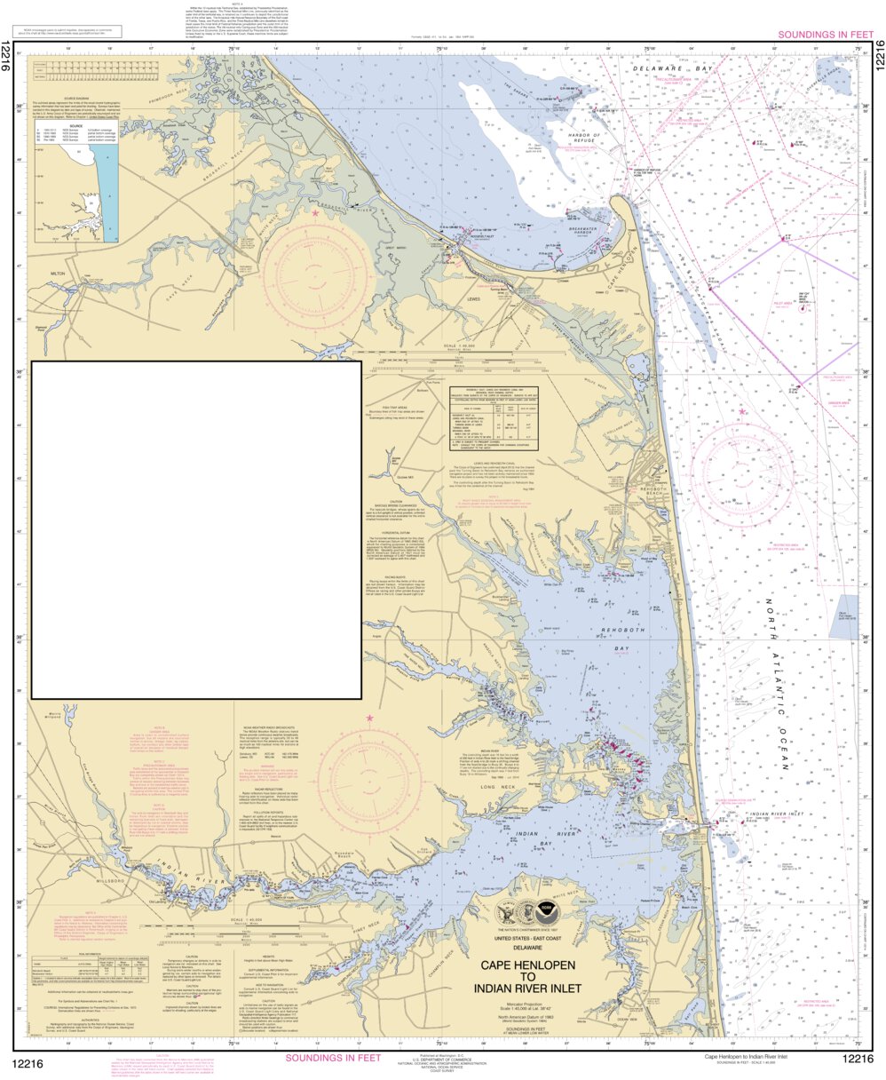 Indian River Inlet Fishing Map Cape Henlopen To Indian River Inlet Map 1968 Laservisionthai Home Furniture Diy Home Garden