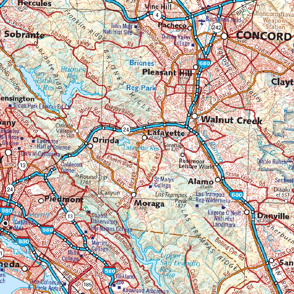 California Atlas Landscape Maps Benchmark Maps Avenza Maps