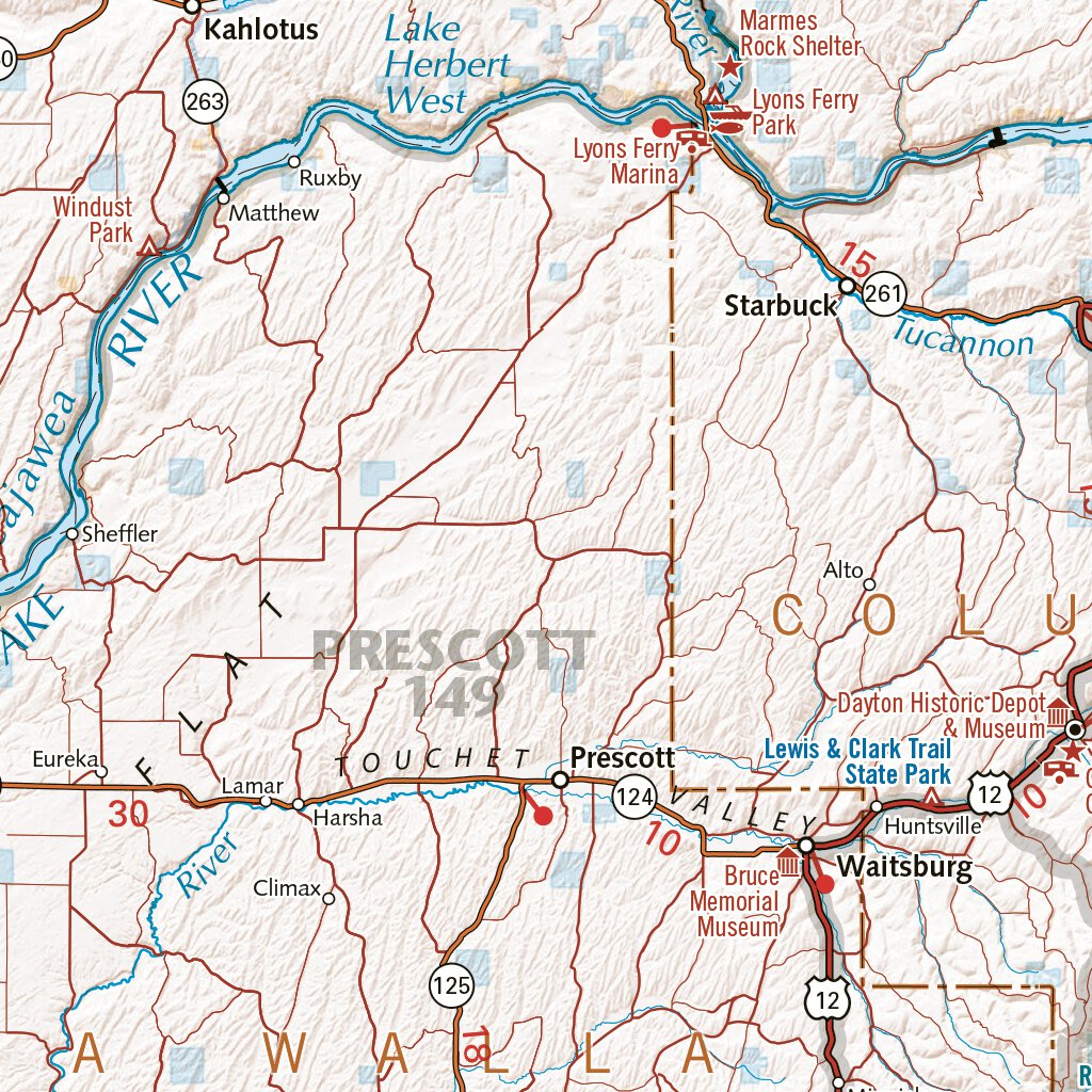 Washington Recreation Map Benchmark Maps Avenza Maps