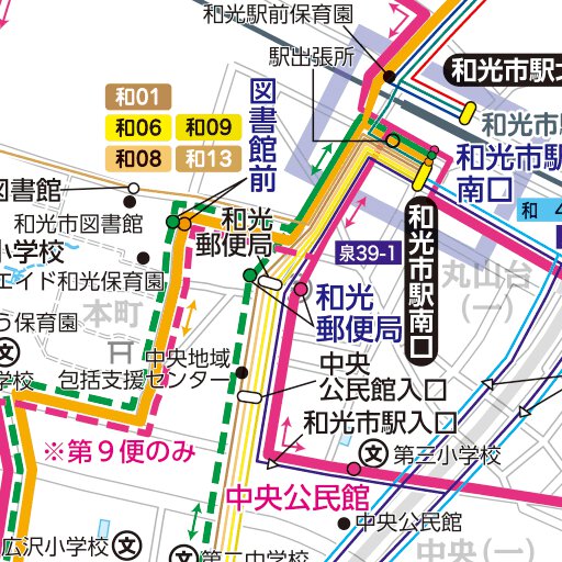 和光市内循環バス Buyodo Corp Avenza Maps 和光市内循環バス Buyodo Corp Avenza Maps