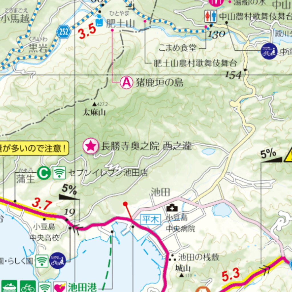 小豆島一周サイクリングマップ Buyodo Corp Avenza Maps 小豆島一周サイクリングマップ Buyodo Corp Avenza Maps