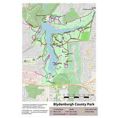 Blydenburgh County Park Map Blydenburgh County Park Trail Map - Long Island Greenbelt Trail Conference  - Avenza Maps