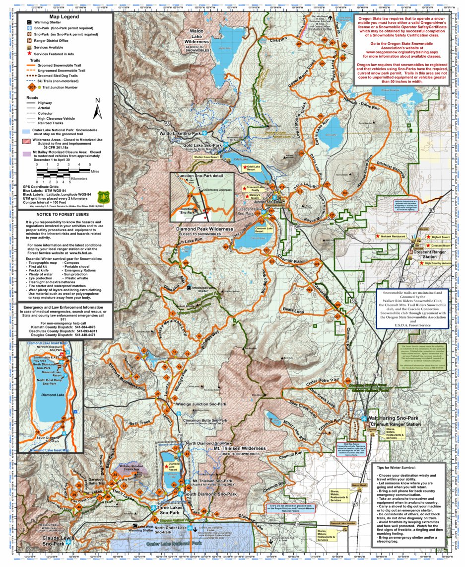 Deschutes National Forest Maps Publications
