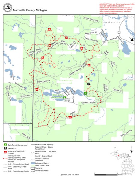 Dnr Inland Lake Maps