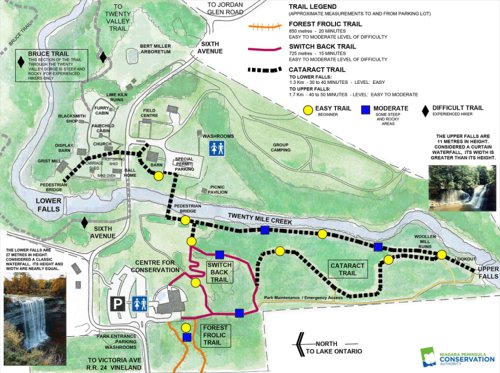 Balls Falls Trail Map Ball's Falls Conservation Area - Avenza Systems Inc. - Avenza Maps