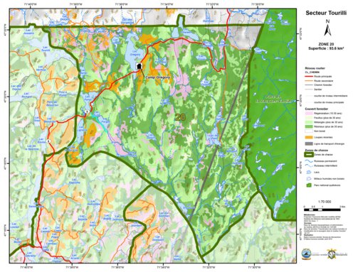 Secteur Tourilli Reserve Faunique Des Laurentides Avenza Systems Inc Avenza Maps