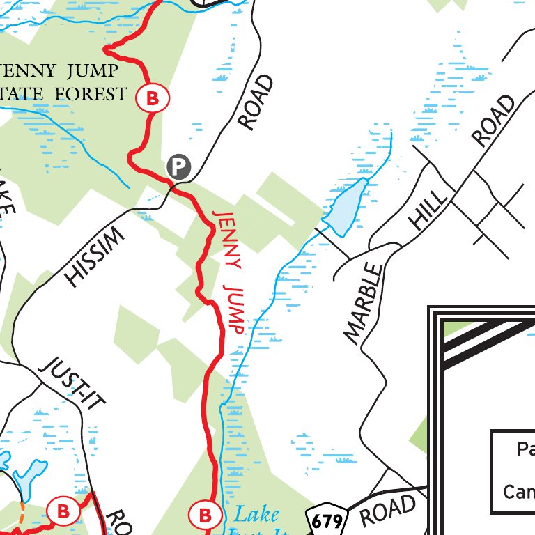 Jenny Jump State Forest Trail Map Jenny Jump State Forest - Nj State Parks - New York-New Jersey Trail  Conference - Avenza Maps