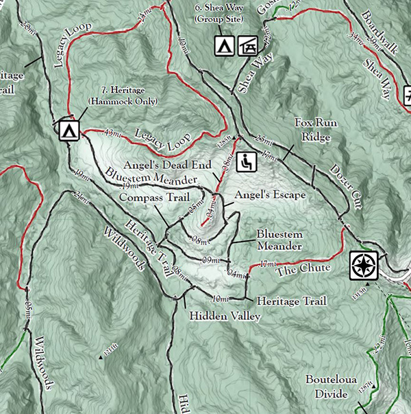 Hitchcock Nature Center Trail Map Pottawattamie County Gis Department Avenza Maps