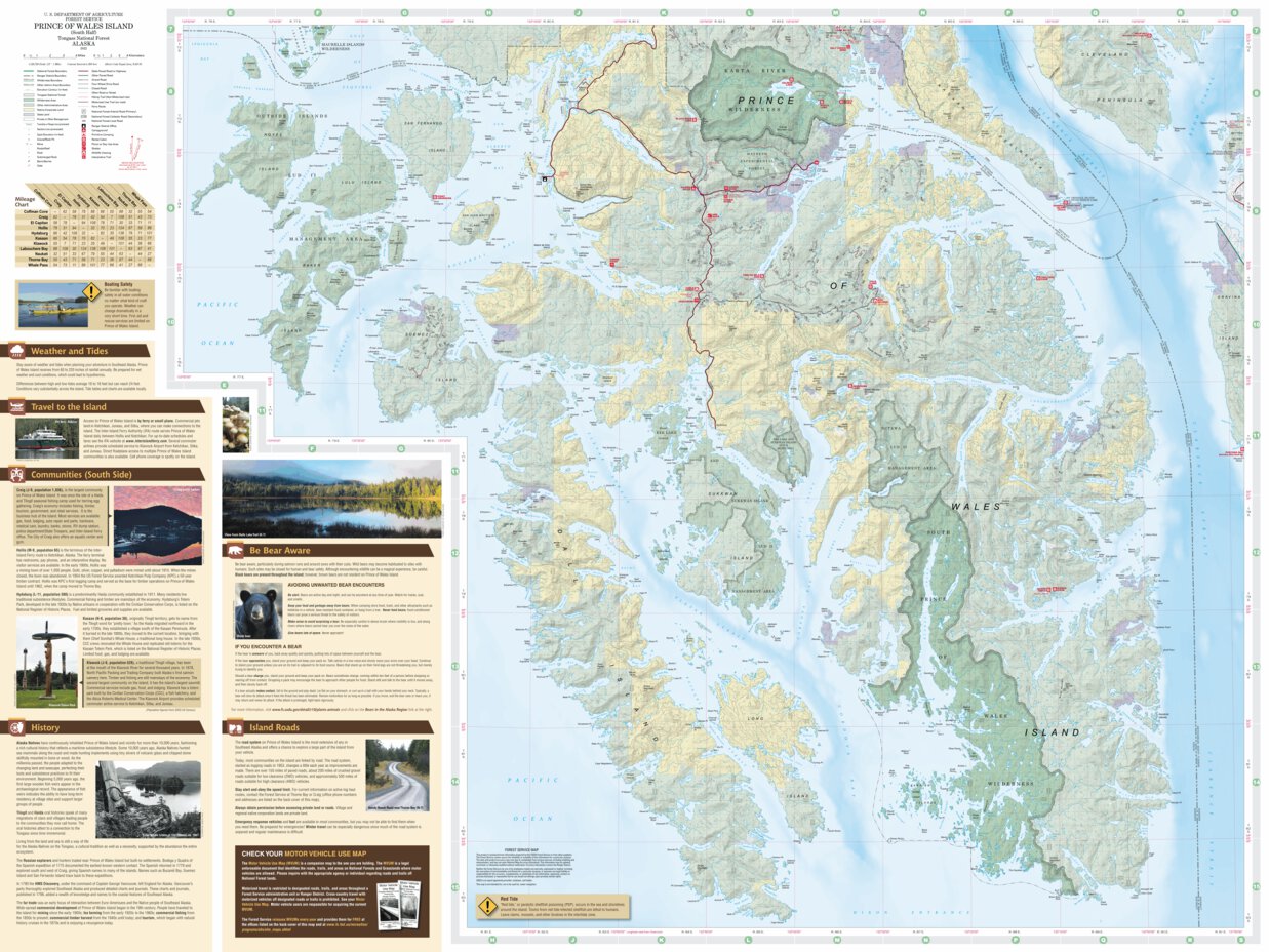Prince Of Wales Map Prince Of Wales Island Map Bundle - Us Forest Service R10 - Avenza Maps