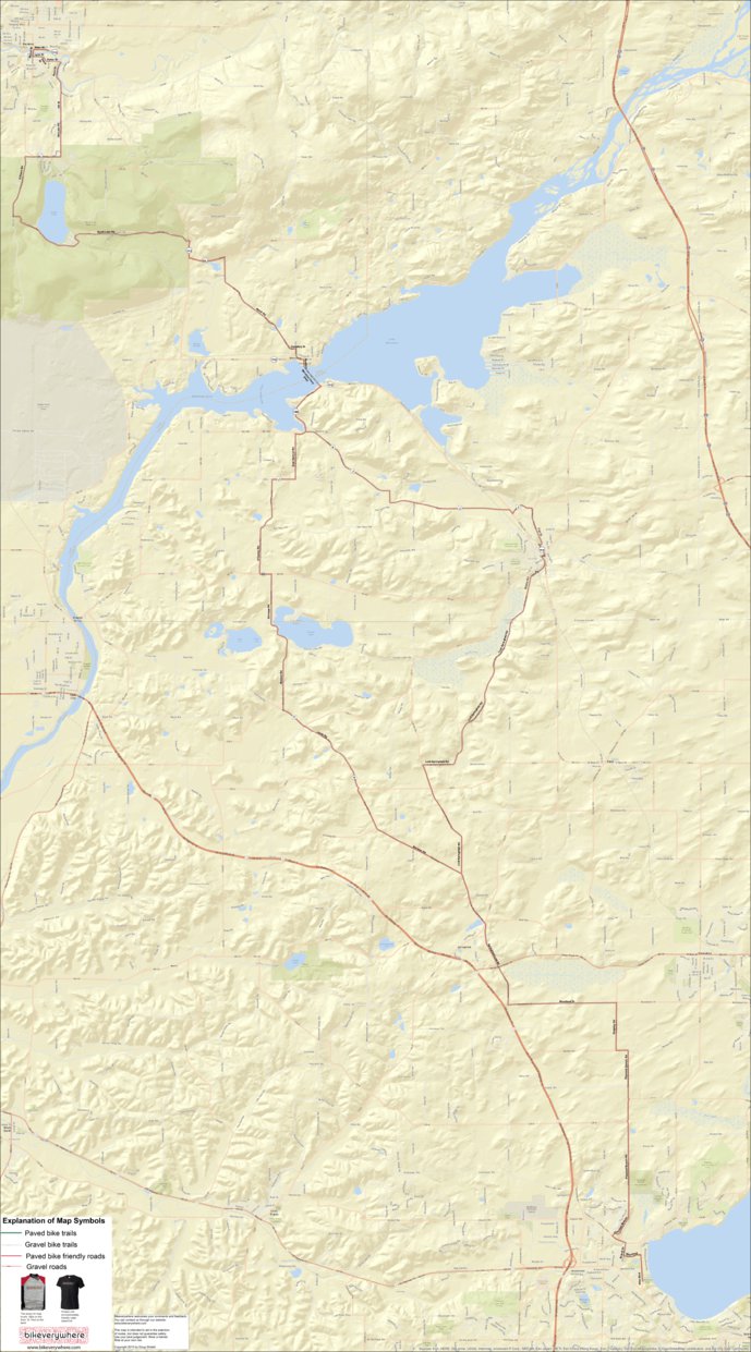 devils lake bike trails