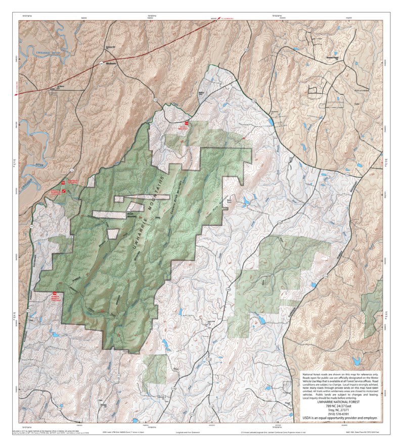 Birkhead Mountain Wilderness Map Birkhead Mountains Wilderness - Us Forest Service R8 - Avenza Maps