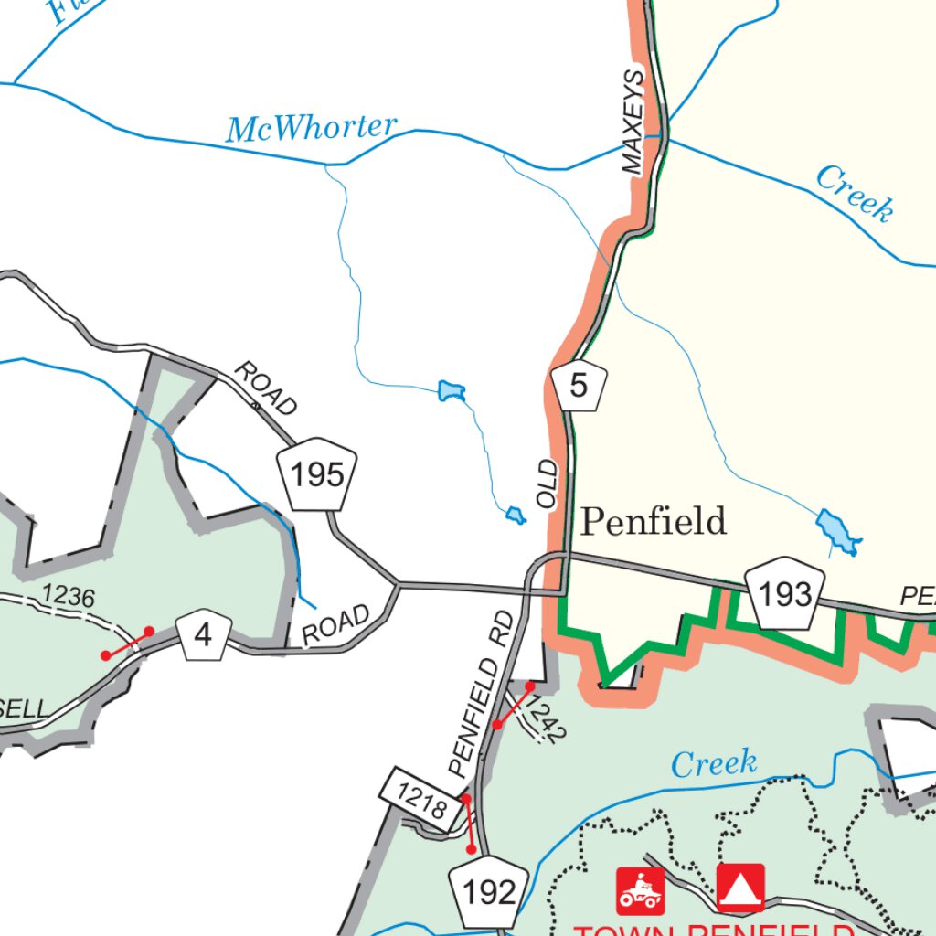 Oconee National Forest Map Oconee National Forest Visitor Map - Us Forest Service R8 - Avenza Maps
