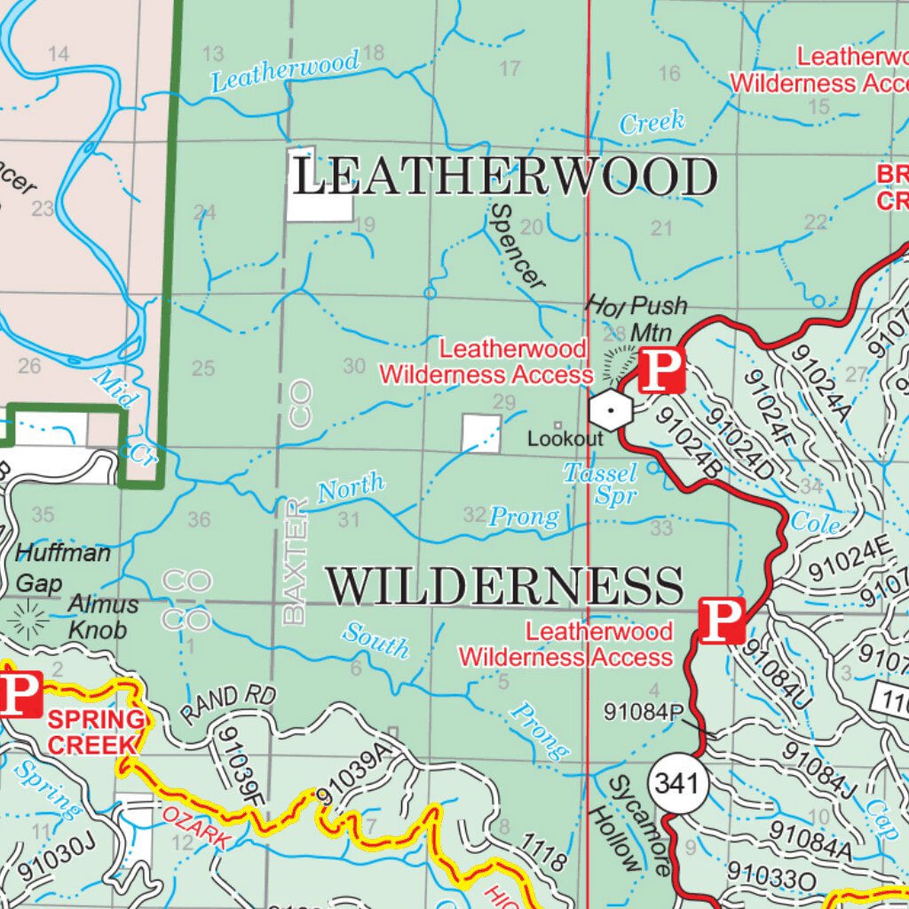 Sylamore National Forest Map Ozark National Forest - Sylamore Ranger District - Us Forest Service R8 -  Avenza Maps