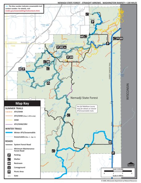 Nemadji State Forest OHV Trails   Minnesota Department of Natural