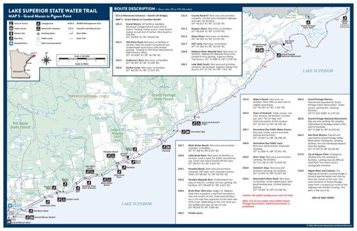 lake superior trail map