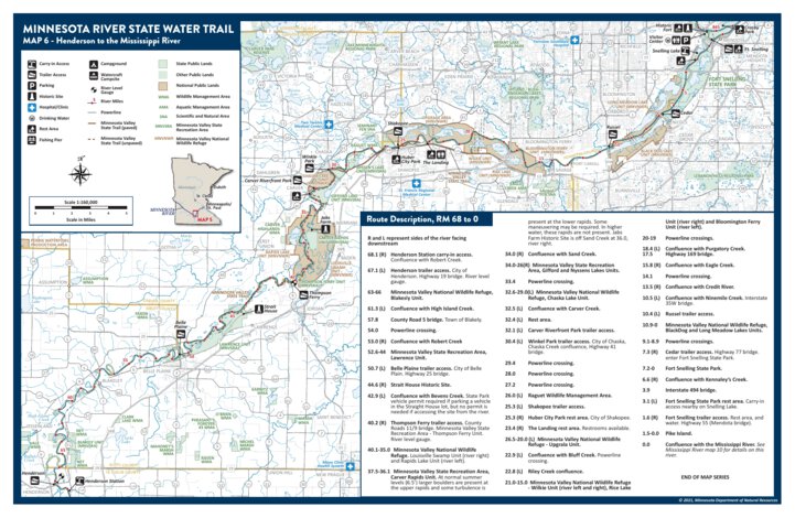 Mn Dnr Mississippi River Map Minnesota River State Water Trail 6 - Henderson To Mississippi River Mndnr  - Minnesota Department Of Natural Resources - Avenza Maps