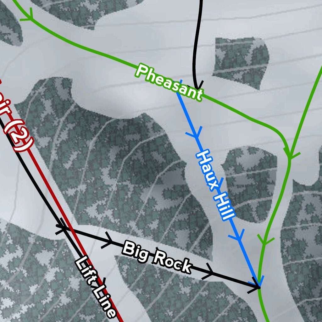 Huff Hills Trail Map Huff Hills Resort - Mapsynergy - Avenza Maps