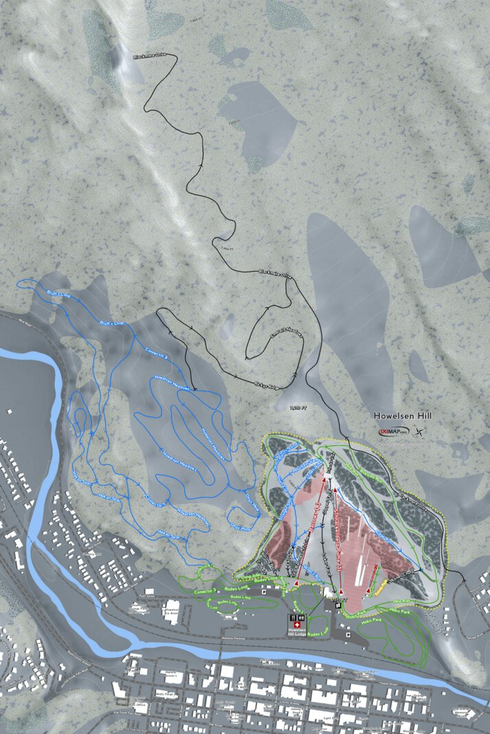 Howelsen Hill Trail Map Howelsen Hill Resort - Mapsynergy - Avenza Maps