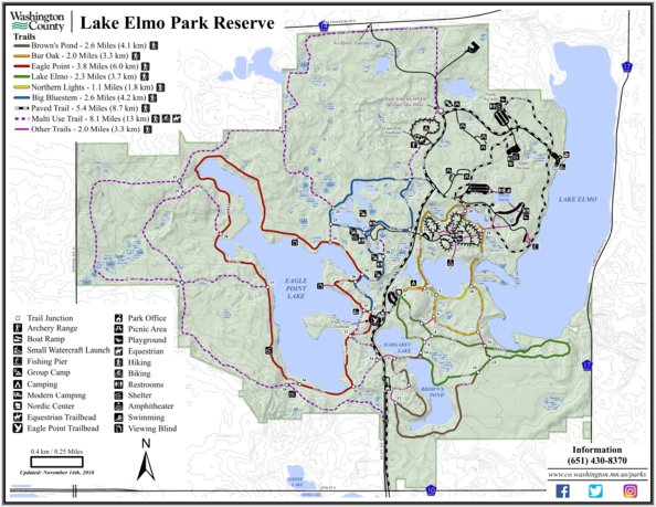 Lake Elmo Park Reserve Map Lake Elmo Park Reserve Summer Map   Washington County Parks, MN 