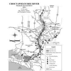 Choctawhatchee River Fishing Map Choctawhatchee River Wma Brochure Map - Florida Fish And Wildlife  Conservation Commission - Avenza Maps