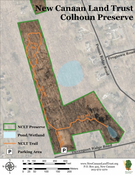 New Canaan Wetlands Map New Canaan Land Trust: Colhoun Preserve - New Canaan Land Trust - Avenza  Maps