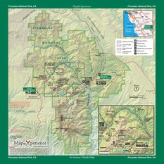 Pinnacles National Park Map Pinnacles National Park - Map The Xperience - Avenza Maps
