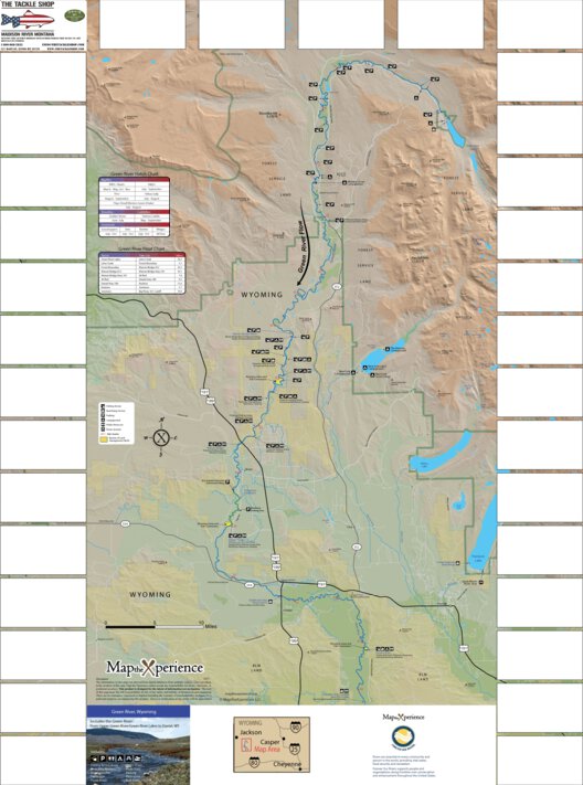 Green River Fishing Map Green River - Fish Wyoming - Map The Xperience - Avenza Maps