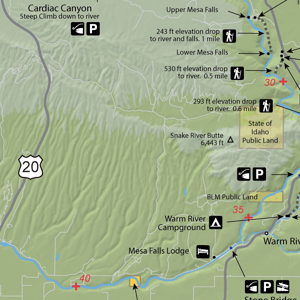 Idaho Troutmap Snake River Map Set Big Springs to Ashton Reservoir Henrys Fork Idaho Troutmap Snake River Map Set Big Springs to Ashton Reservoir Henrys Fork