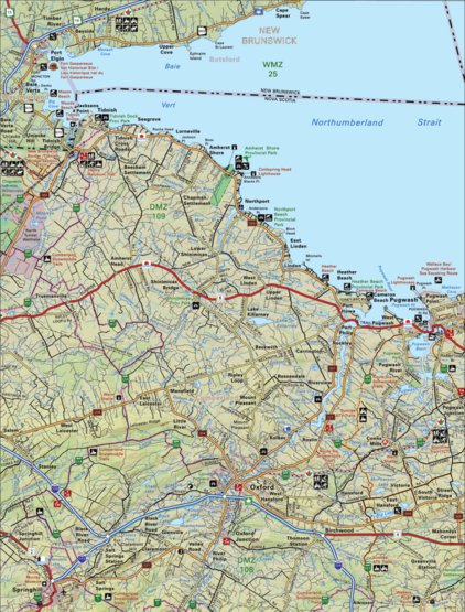 Oxford Nova Scotia Map Map39 Oxford - Nova Scotia Backroad Mapbook - Backroad Mapbooks - Avenza  Maps