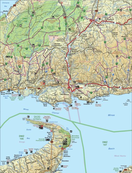 Parrsboro Nova Scotia Map Map29 Parrsboro - Nova Scotia Backroad Mapbook - Backroad Mapbooks - Avenza  Maps