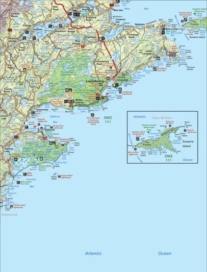 Louisbourg Nova Scotia Map Map47 Louisbourg - Nova Scotia Backroad Mapbook - Backroad Mapbooks -  Avenza Maps