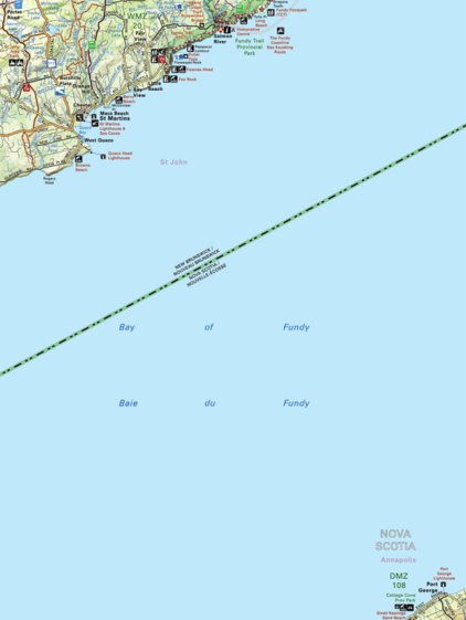 St Martins Nb Map Map06 St Martins - New Brunswick - Backroad Mapbooks - Avenza Maps