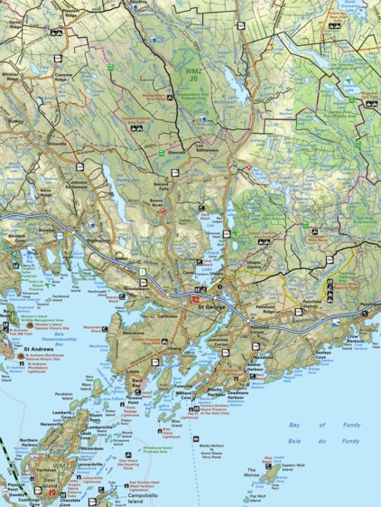 St George Nb Map Map03 St George - New Brunswick - Backroad Mapbooks - Avenza Maps