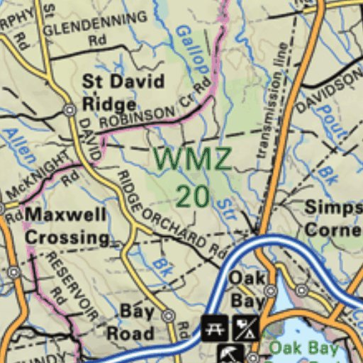 Map Of St Stephen Nb Map02 St Stephen - New Brunswick - Backroad Mapbooks - Avenza Maps