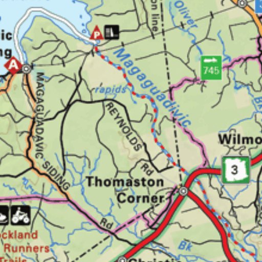 Mcadam New Brunswick Map Map08 Mcadam - New Brunswick - Backroad Mapbooks - Avenza Maps