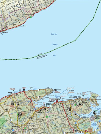 Caraquet New Brunswick Map Map65 Caraquet - New Brunswick - Backroad Mapbooks - Avenza Maps