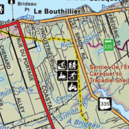 Caraquet New Brunswick Map Map65 Caraquet - New Brunswick - Backroad Mapbooks - Avenza Maps