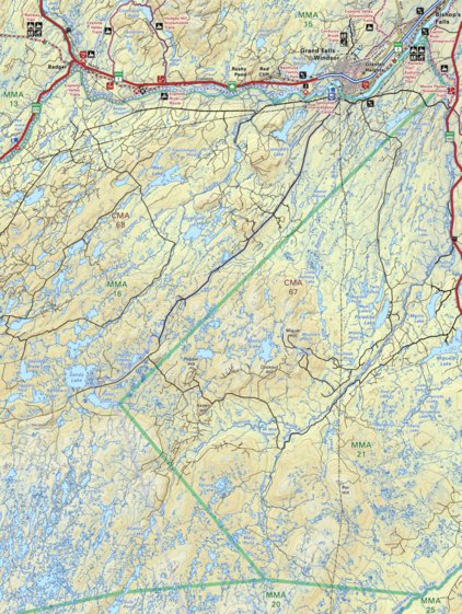 Grand Falls Windsor Map Map34 Grand Falls - Windsor Newfoundland - Backroad Mapbooks - Avenza Maps