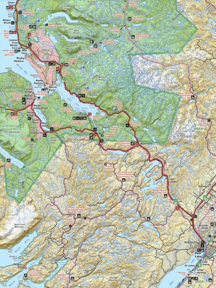 Map Of Deer Lake Nl Map40 Deer Lake Newfoundland - Backroad Mapbooks - Avenza Maps