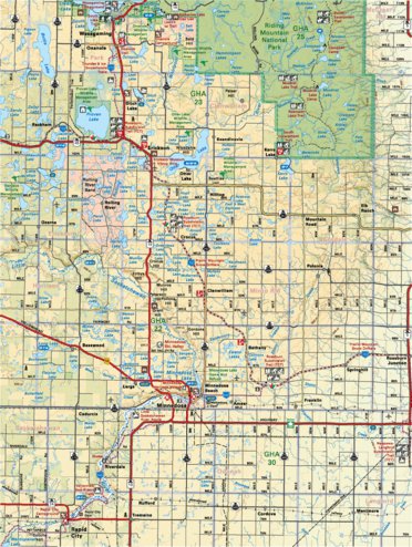 Manitoba Crown Land Map Gha 22 Manitoba Hunting Topo Map Bundle - Backroad Mapbooks - Avenza Maps