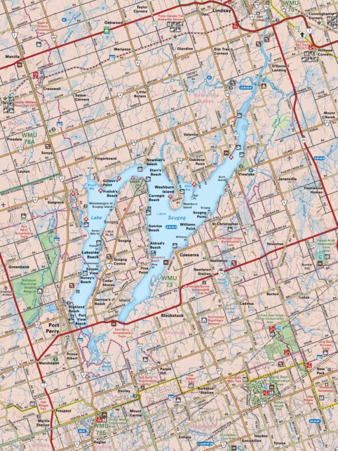 Port Perry Ontario Map Ccon12 Port Perry - Cottage Country Ontario Topo - Backroad Mapbooks -  Avenza Maps